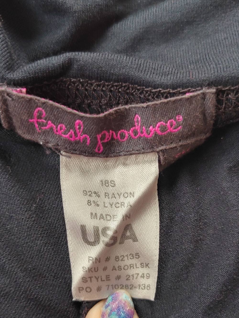 Fresh Produce Black Lightweight Athleisure City Skort Size Small - Picture 5 of 11